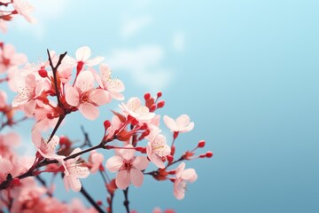 Beautiful Cherry blossom, pink sakura flower