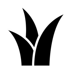 grass silhouettes icon