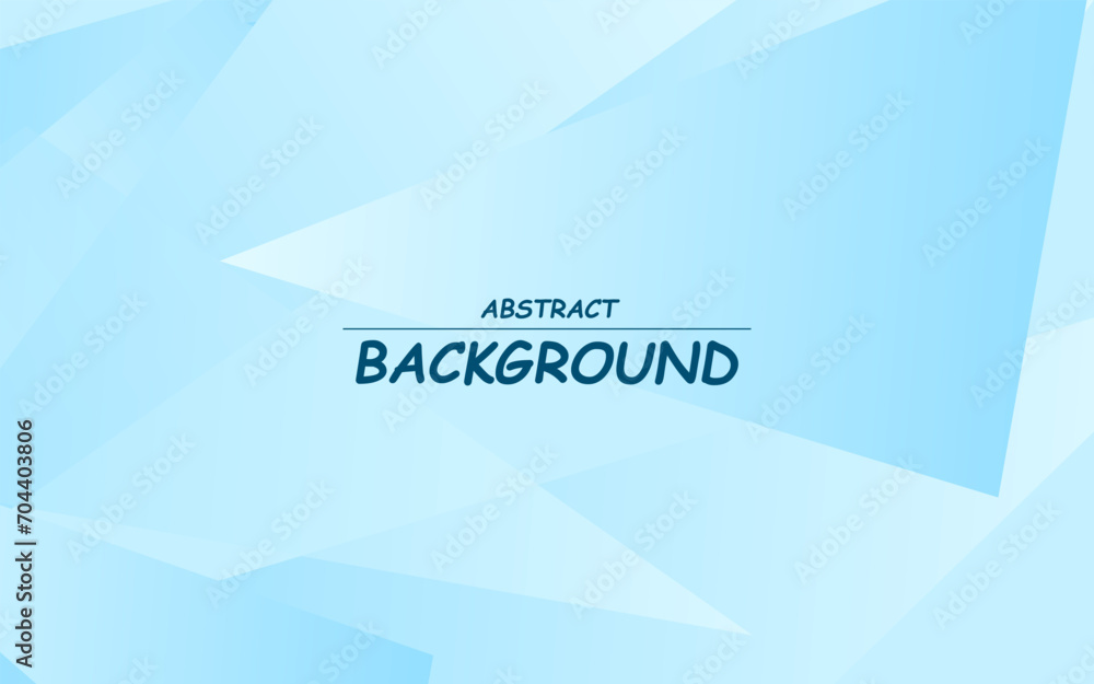 Aufkleber Abstract background from geometric shapes. Triangular shapes of varying transparency on a blue background. Platform for advertising.Vector illustration.