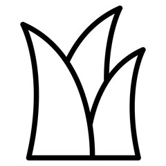 grass outline icon