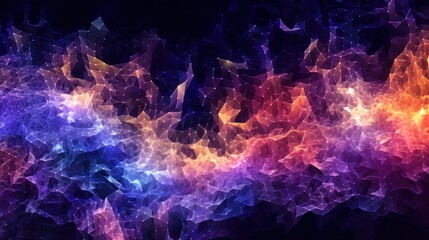 Fototapeta premium Abstraction, colorful neon background