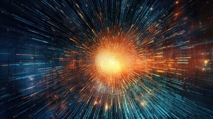 Abstraction, colorful neon background