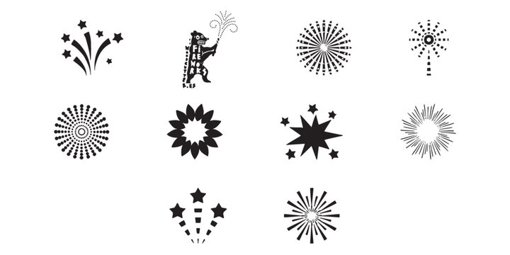 vector graphic pattern fireworks great for creating graphics or stickers