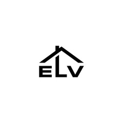 ELV logo. E L V design. White ELV letter. ELV, E L V letter logo design. Initial letter ELV letter logo set, linked circle uppercase monogram logo. E L V letter logo vector design.