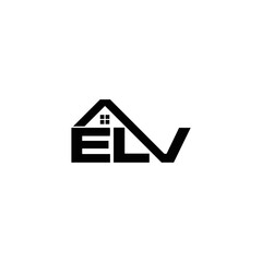 ELV logo. E L V design. White ELV letter. ELV, E L V letter logo design. Initial letter ELV letter logo set, linked circle uppercase monogram logo. E L V letter logo vector design.