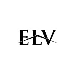ELV logo. E L V design. White ELV letter. ELV, E L V letter logo design. Initial letter ELV letter logo set, linked circle uppercase monogram logo. E L V letter logo vector design.