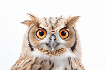 Naklejka premium owl isolated on white background. generative ai