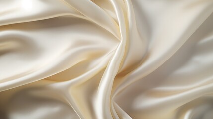 Obraz premium Light pale tender gold white silk satin, copy space, 16:9