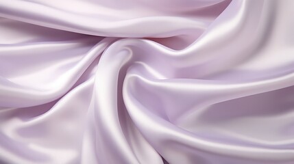 Light pale tender lila white silk satin, copy space, 16:9 - obrazy, fototapety, plakaty