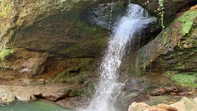 Artvin Murgul Delikli Kaya waterfall 