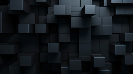 Dark background design abstract geometric blocks