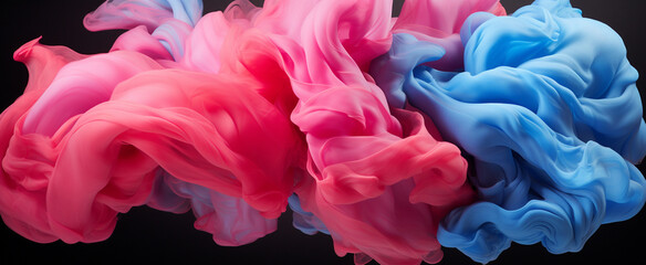 Obraz premium pink and blue colors High quality photo