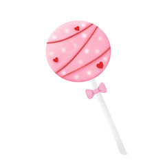 lollipop isolated on white