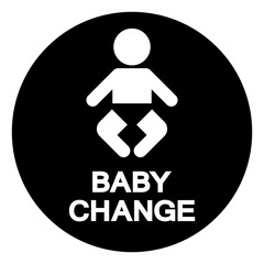 Baby Change Symbol Sign,Vector Illustration, Isolated On White Background Label. EPS10