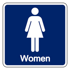 Women Symbol Sign,Vector Illustration, Isolated On White Background Label. EPS10