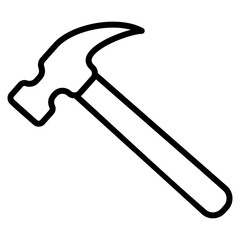 Hammer Icon Element For Design