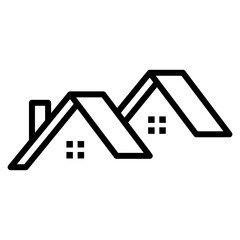 Roof Icon Element For Design