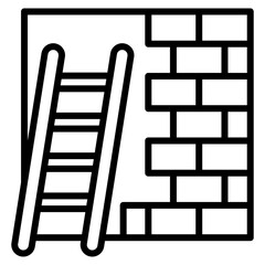 Ladder Icon Element For Design