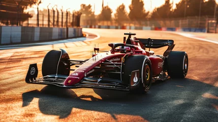 Foto op Plexiglas Accelerating Excellence: F1 Track Triumph © AIproduction