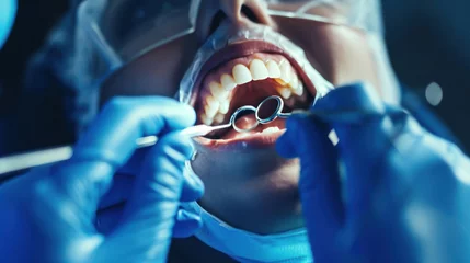 Fotobehang Professional Oral Hygiene Treatment © DVS