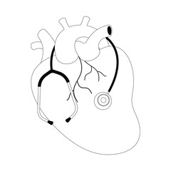 World Heart day Vector Art design. Simple design for healthy heart day