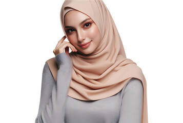 Confidence Muslim female wearing a hijab