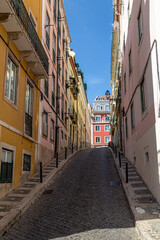 Lisbon. Portugal. Street of old town