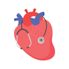 World Heart day Vector Art design. Simple design for healthy heart day