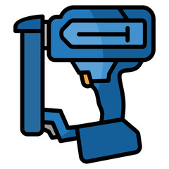Nail Gun Icon Element For Design