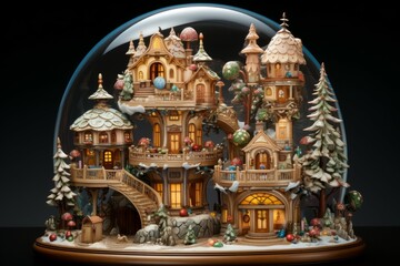 Obraz premium Handmade Christmas Gifts - Generative AI