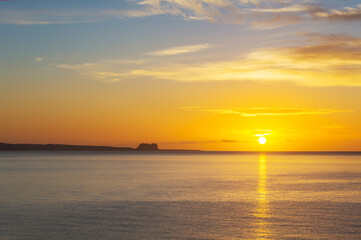 Sea sunset