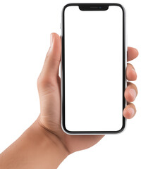 smart phone isolated on a transparent background