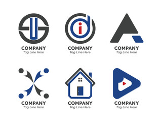 Logo Collection. Modern Elegant Minimalist Logo to use for your business