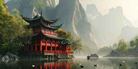 Photo sur Plexiglas Lieu de culte chinese temple