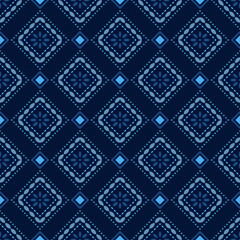 Ethnic southwest tribal navajo ornamental seamless pattern fabric colorful design for textile printing 