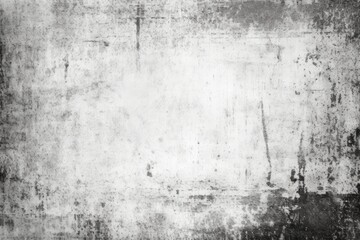 Grunge background of black and white. Abstract illustration texture of cracks, chips, dot. Dirty monochrome pattern of the old worn surface.