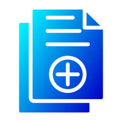 Fototapeta premium Add file icon