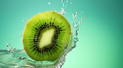 kiwi fruit in water