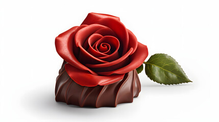 chocolate and rose