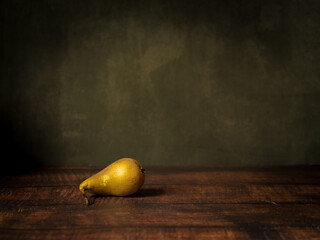Antique-style still life with pears . - 704461298