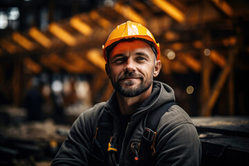 portrait of a construction worker