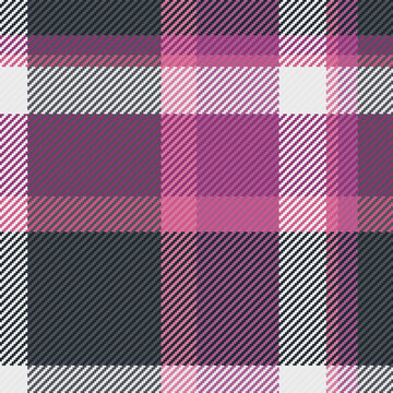 Fabric pattern textile of background vector plaid with a tartan check texture seamless.