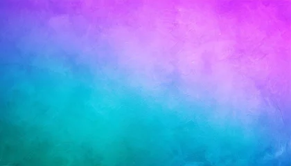 Fototapeten purple blue green abstract background gradient toned colorful concrete wall texture magenta teal background with space for design © Enzo