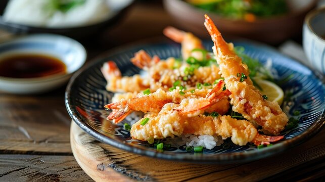 japanese food, tempura , Professional Food photography