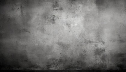 black and white grunge style urban concrete wall texture with a vintage and worn surface
