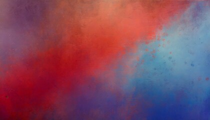 colorful vibrant grunge horizontal texture background with indian red royal blue and steel blue...