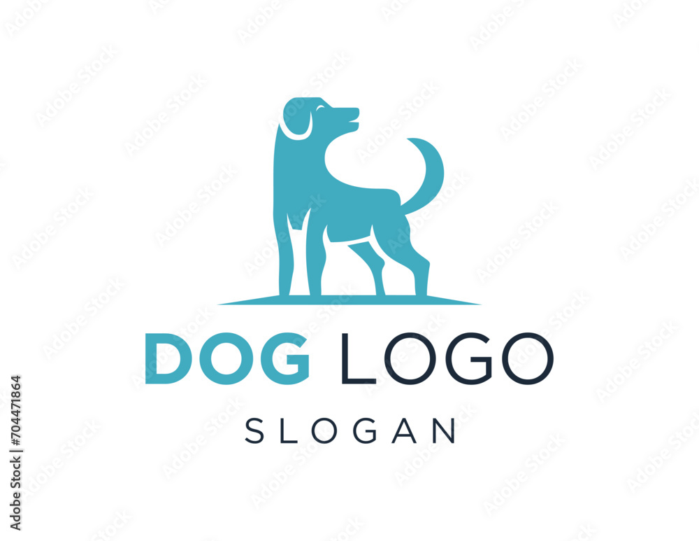 Poster the logo design is about dog and was created using the corel draw 2018 application with a white back