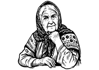 Osteuropäische Großmutter