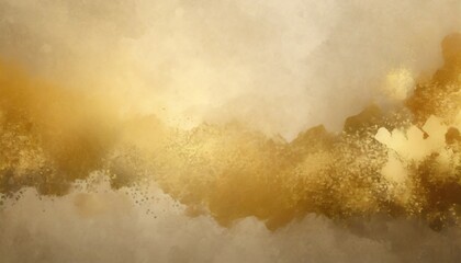 crumble paper texture painting glow glitter blot wall abstract gold bronze and beige stain copy...