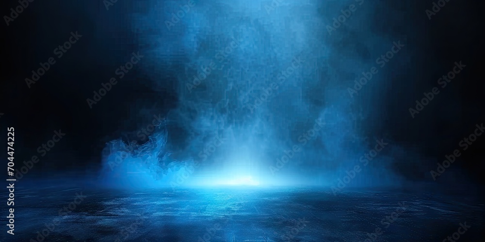 Poster ethereal nocturne. intriguing fusion of dark and light capturing essence of mysterious night with ab